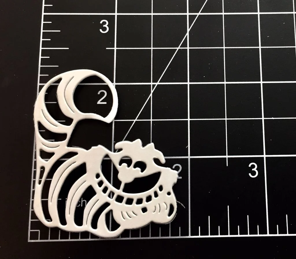 Cheshire Cat and Grin * Ten Sets * Black or White Cardstock — The Cheshire Cat and Grin * Ten Sets * Black or White Cardstock — The